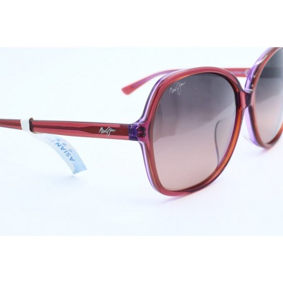 Maui Jim TARO MJ 795-09B Pink Asian Fit Sunglasses Gray Polarized Lenses 59mm main image 7